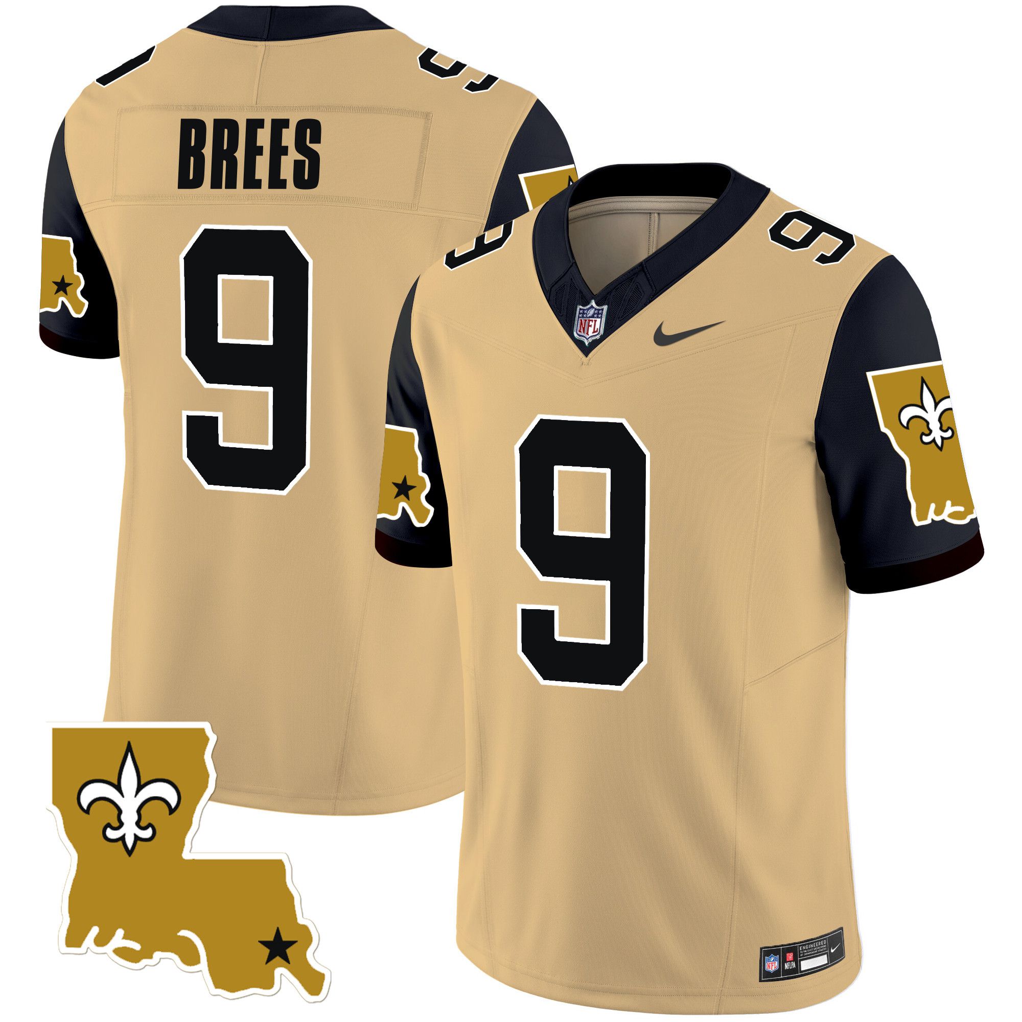 Men New Orleans Saints #9 Brees Yellow 2024 Nike 1987 Legacy Vapor Limited NFL Jersey->indianapolis colts->NFL Jersey